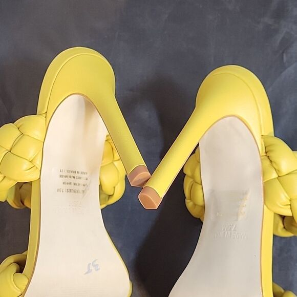 BRAND NEW STEVE MADDEN WOMEN"S CHUNKY BRAIDED STRAP DETAILS KENLEY HEELED SANDAL - Picture 8 of 15